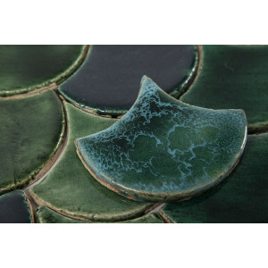 Fischschuppen - Fliesenset "See im Tal" aus der Serie "Wasser