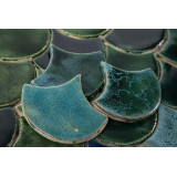 Fischschuppen - Fliesenset "See im Tal" aus der Serie "Wasser