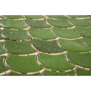 Fischschuppe - Fliesenset 'Waldmoos' aus der Serie 'Wasser"