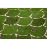 Fischschuppe - Fliesenset 'Waldmoos' aus der Serie 'Wasser"