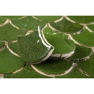Fischschuppe - Fliesenset 'Waldmoos' aus der Serie 'Wasser"