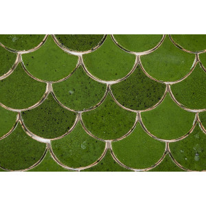 Fischschuppe - Fliesenset 'Waldmoos' aus der Serie 'Wasser"