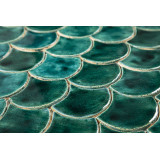 Fischschuppen - Fliesenset „Emerald Cove“ aus der Serie „Wasser“