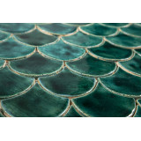 Fischschuppen - Fliesenset „Emerald Cove“ aus der Serie „Wasser“