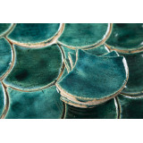 Fischschuppen - Fliesenset „Emerald Cove“ aus der Serie „Wasser“