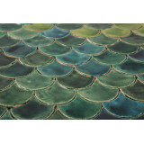 Fischschuppe - Fliesenset „Waldteich“ aus der Serie „Wasser“.
