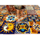 Girasol - Mexikanisches Talavera Patchwork - 30 Stück