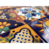 Girasol - Mexikanisches Talavera Patchwork - 30 Stück