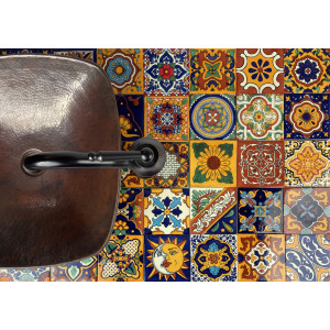 Girasol - Mexikanisches Talavera Patchwork - 30 Stück