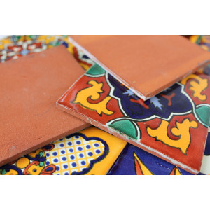 Girasol - Mexikanisches Talavera Patchwork - 30 Stück