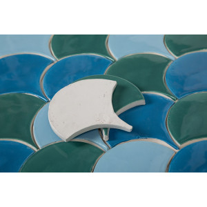 Fischschuppe - Fliesenset "Laguna Agua Brava" aus der Serie "Wasser"