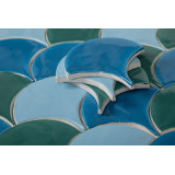 Fischschuppe - Fliesenset "Laguna Agua Brava" aus der Serie "Wasser"