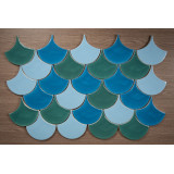 Fischschuppe - Fliesenset "Laguna Agua Brava" aus der Serie "Wasser"