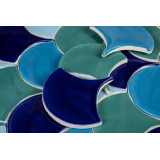 Fischschuppe - Fliesenset "Lake Bacalar" aus der Serie "Wasser"