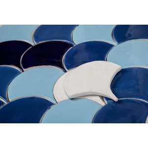 Fischschuppe - Fliesenset "Veracruz Coast" aus der Serie "Wasser"