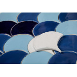 Fischschuppe - Fliesenset "Veracruz Coast" aus der Serie "Wasser"