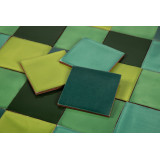 Verta - Patchwork aus einfarbigen Fliesen - 90 Stück, 1 m2