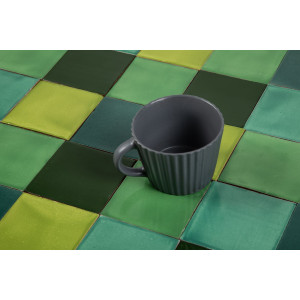 Verta - Patchwork aus einfarbigen Fliesen - 90 Stück, 1 m2