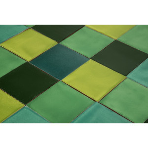 Verta - Patchwork aus einfarbigen Fliesen - 90 Stück, 1 m2