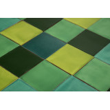 Verta - Patchwork aus einfarbigen Fliesen - 90 Stück, 1 m2