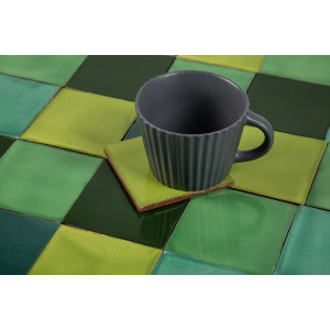 Verta - Patchwork aus einfarbigen Fliesen - 90 Stück, 1 m2