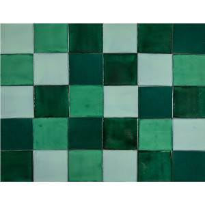 Verna - Patchwork aus einfarbigen Fliesen - 90 Stück, 1 m2