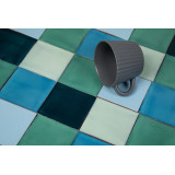 Azuta - Patchwork aus einfarbigen Fliesen - 90 Stück, 1 m2