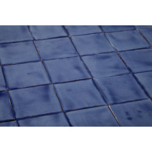 Azul Mezclilla Fuerte Azur - Talavera einfarbige Fliesen