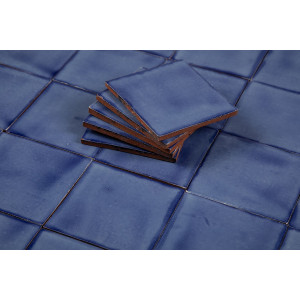 Azul Mezclilla Fuerte Azur - Talavera einfarbige Fliesen