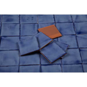 Azul Mezclilla Fuerte Azur - Talavera einfarbige Fliesen