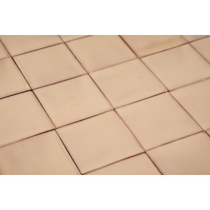 Agua De Nacar Deslavado beige - Talavera einfarbige Fliesen - 90 Stück