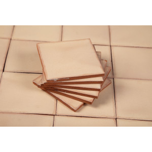 Agua De Nacar Deslavado beige - Talavera einfarbige Fliesen - 90 Stück