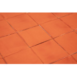 Naranja Deslavado orange – einfarbige Talavera-Fliesen