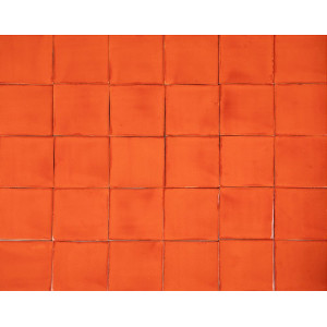 Naranja Deslavado orange – einfarbige Talavera-Fliesen