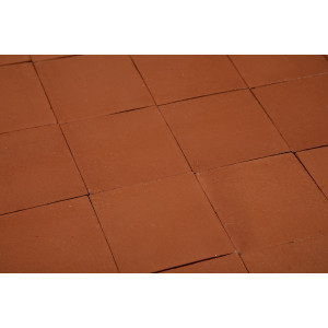 Terracota Liso ziegelrot - Talavera einfarbige Fliesen - 90 Stück