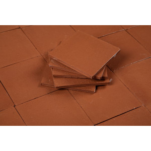 Terracota Liso ziegelrot - Talavera einfarbige Fliesen - 90 Stück