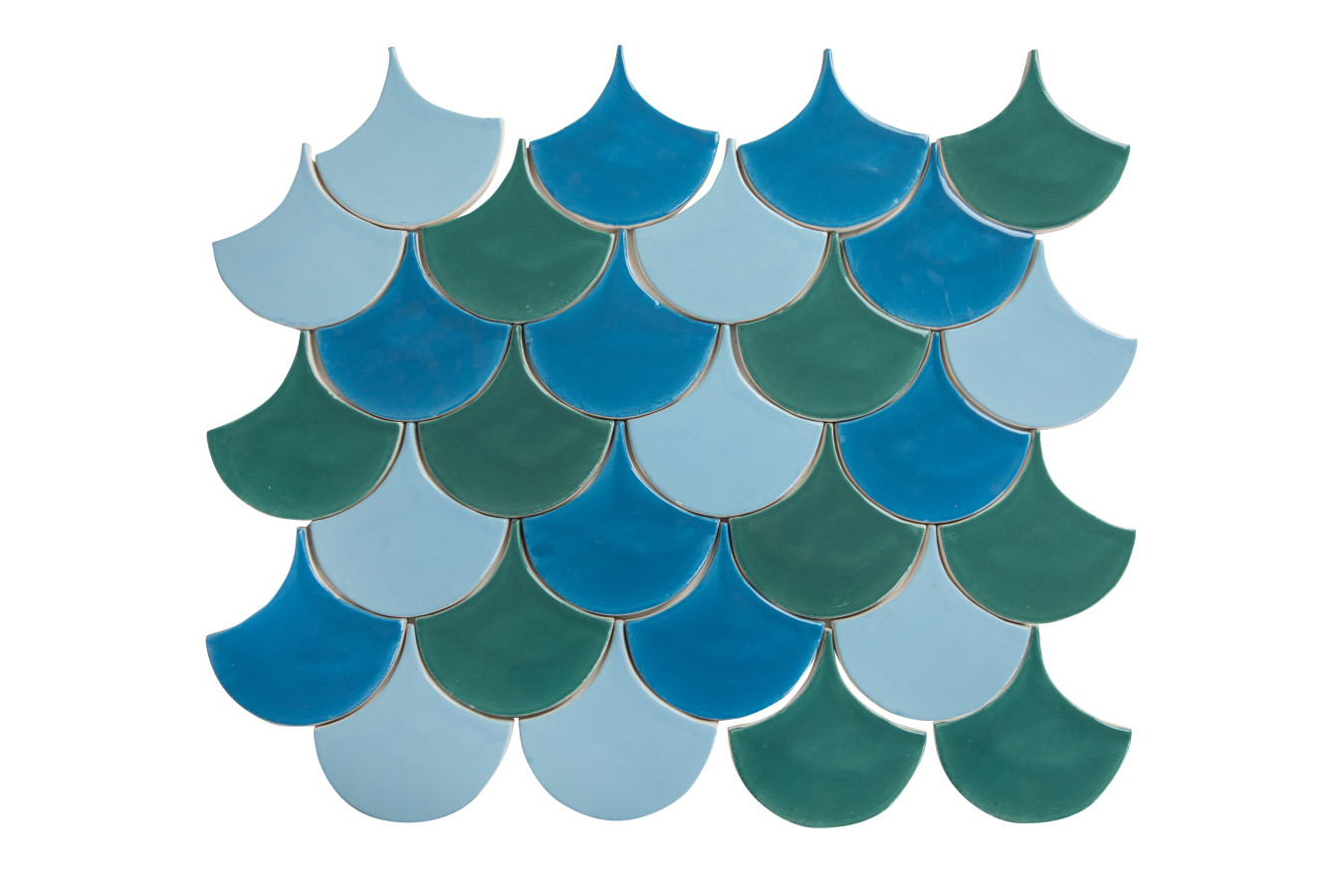 Fischschuppe - Fliesenset "Laguna Agua Brava" aus der Serie "Wasser"