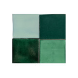 Verna - Patchwork aus einfarbigen Fliesen - 90 Stück, 1 m2