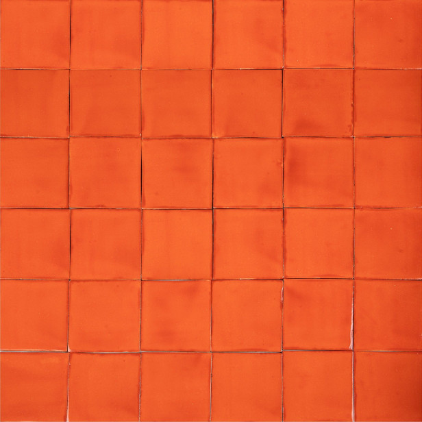 Naranja Deslavado orange – einfarbige Talavera-Fliesen