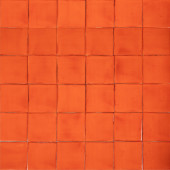 Naranja Deslavado orange – einfarbige Talavera-Fliesen