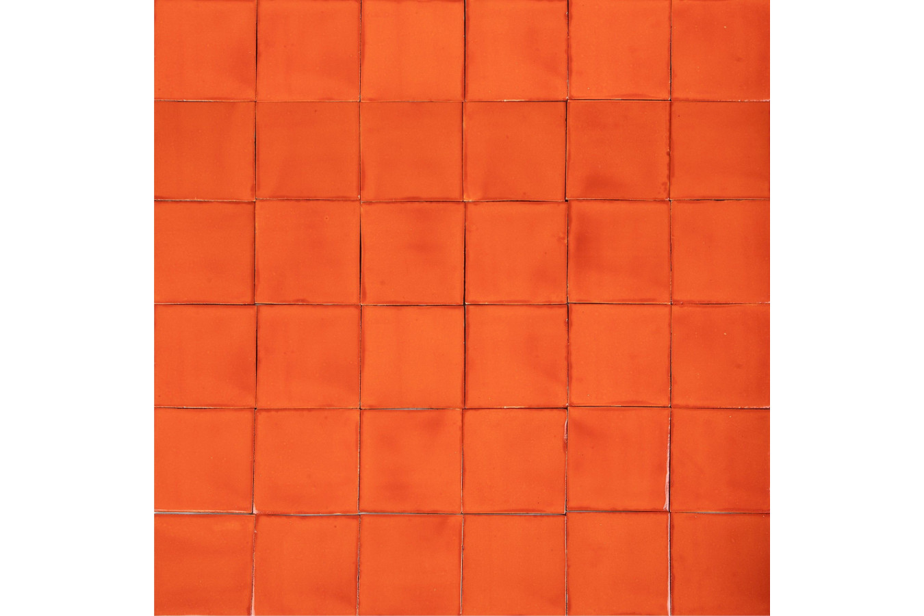 Naranja Deslavado orange – einfarbige Talavera-Fliesen