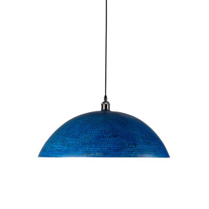 Sandia Azul XL - kupferblaue Deckenleuchte