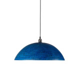 Sandia Azul XL - kupferblaue Deckenleuchte