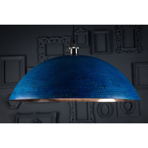 Sandia Azul XL - kupferblaue Deckenleuchte