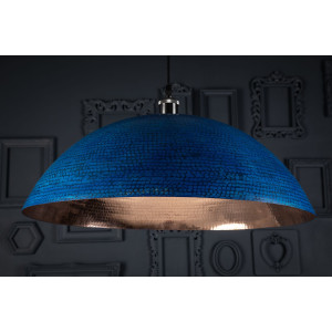 Sandia Azul XL - kupferblaue Deckenleuchte