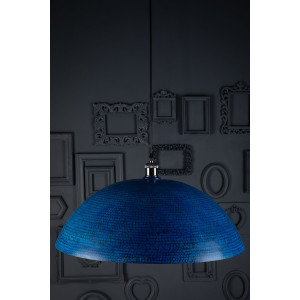 Sandia Azul XL - kupferblaue Deckenleuchte