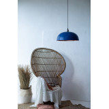 Sandia Azul - Kupferlampe aus Mexiko blau