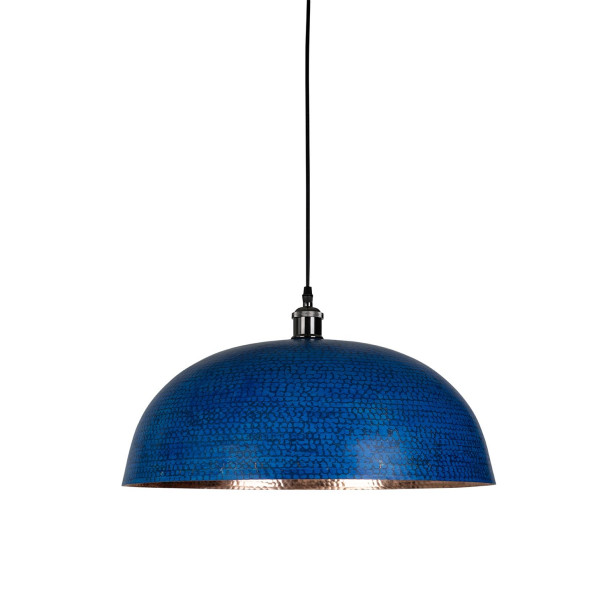 Sandia Azul - Kupferlampe aus Mexiko blau