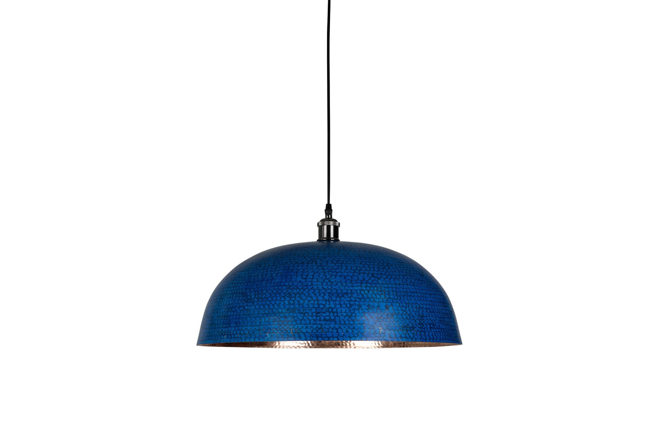 Sandia Azul - Kupferlampe aus Mexiko blau