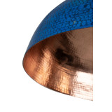 Sandia Azul - Kupferlampe aus Mexiko blau